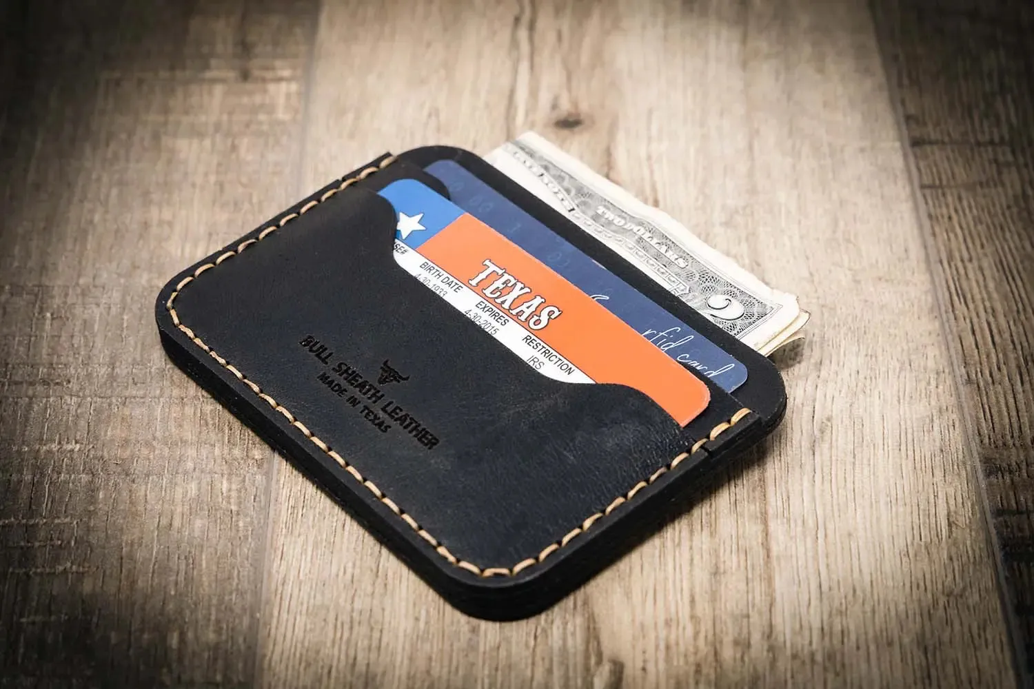 Pflugerville Card Wallet - Black