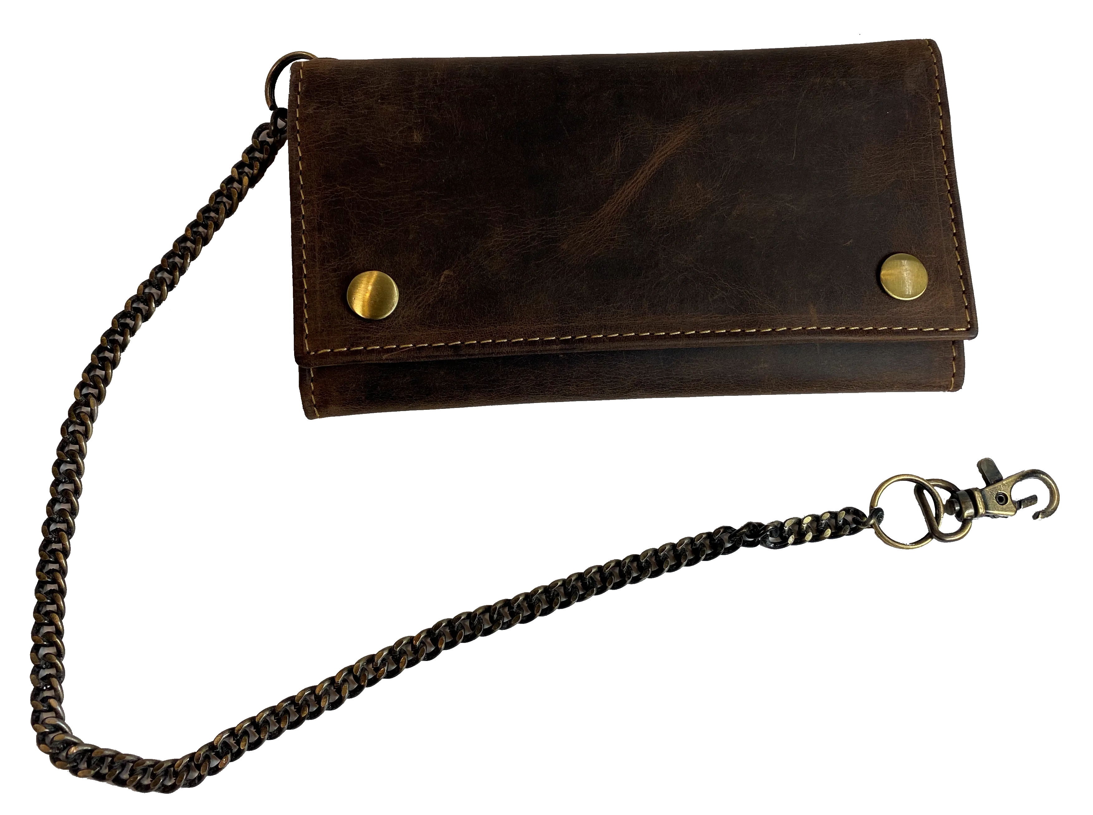 "The Bobber" Long RFID Trifold Chain Wallet