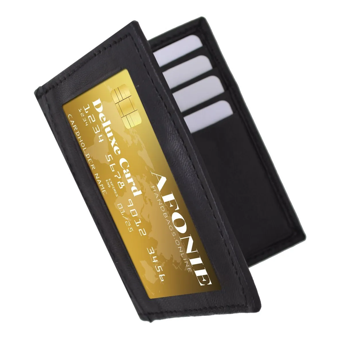 RFID Leather Wallet Bifold Credit Card ID Holder