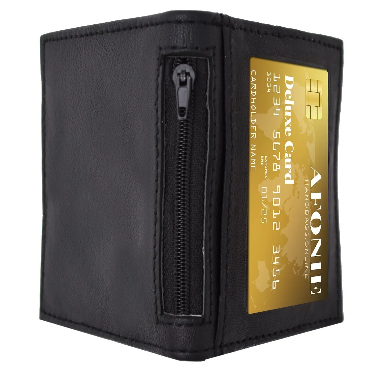 RFID Leather Wallet Bifold Credit Card ID Holder