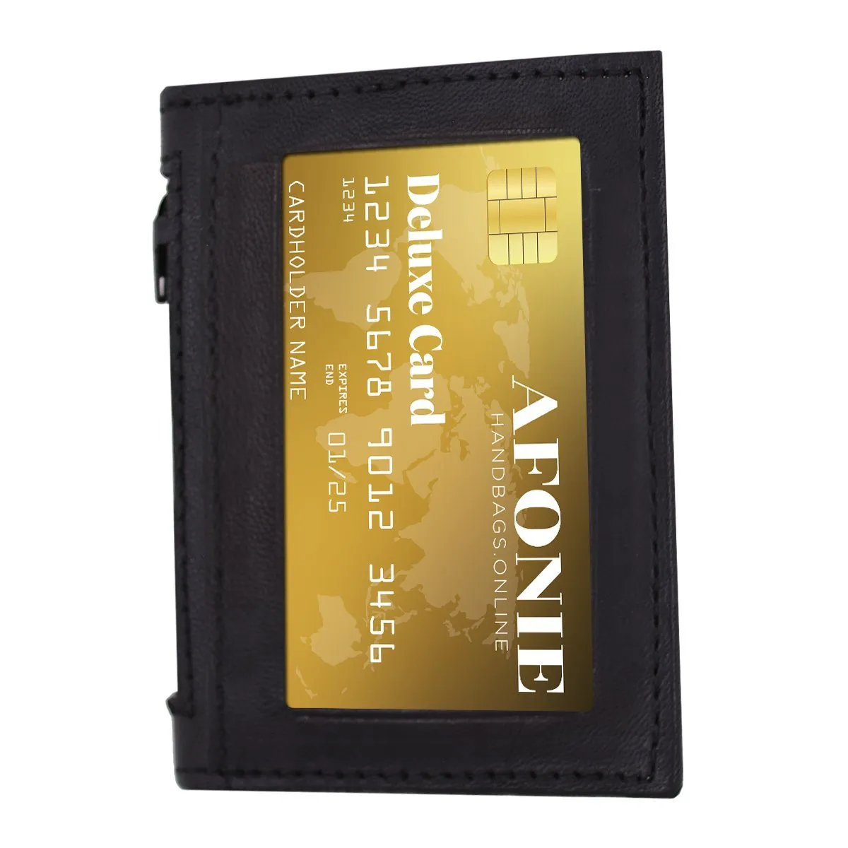 RFID Leather Wallet Bifold Credit Card ID Holder