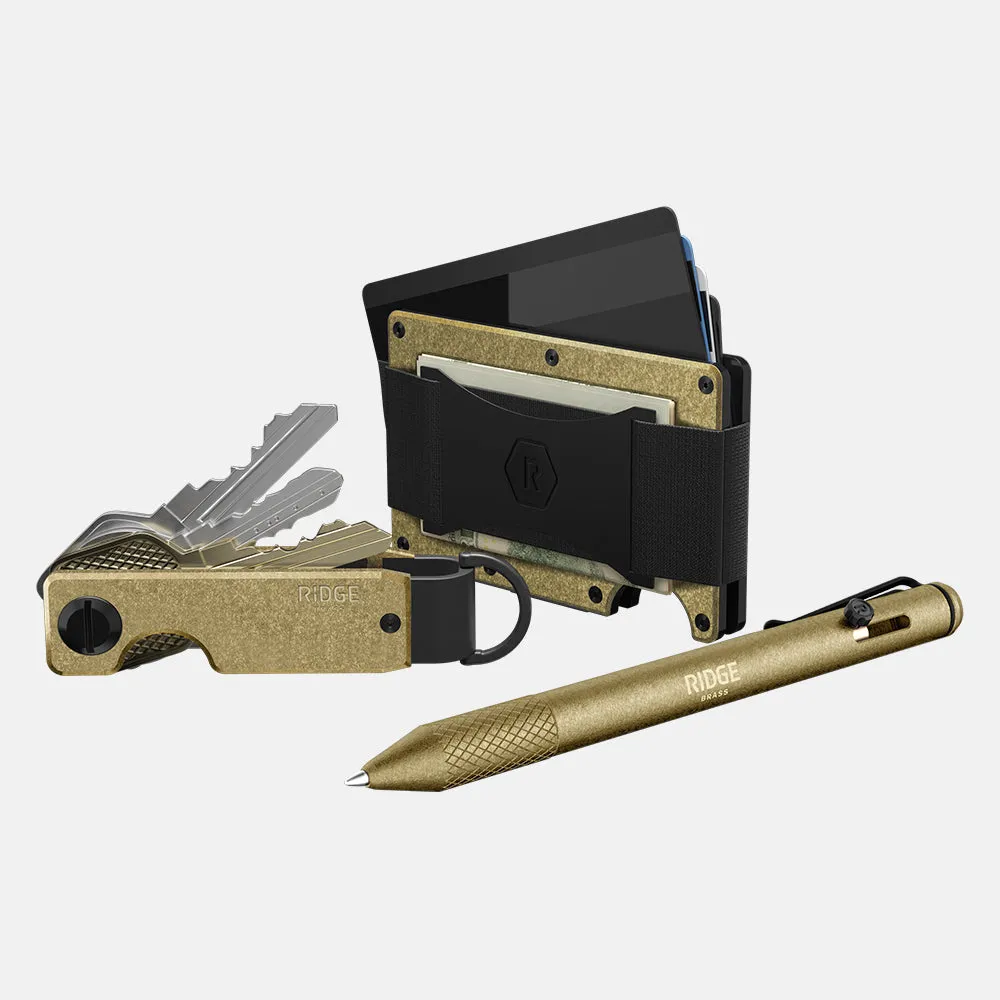 Ridge Everyday Carry Kit - Brass