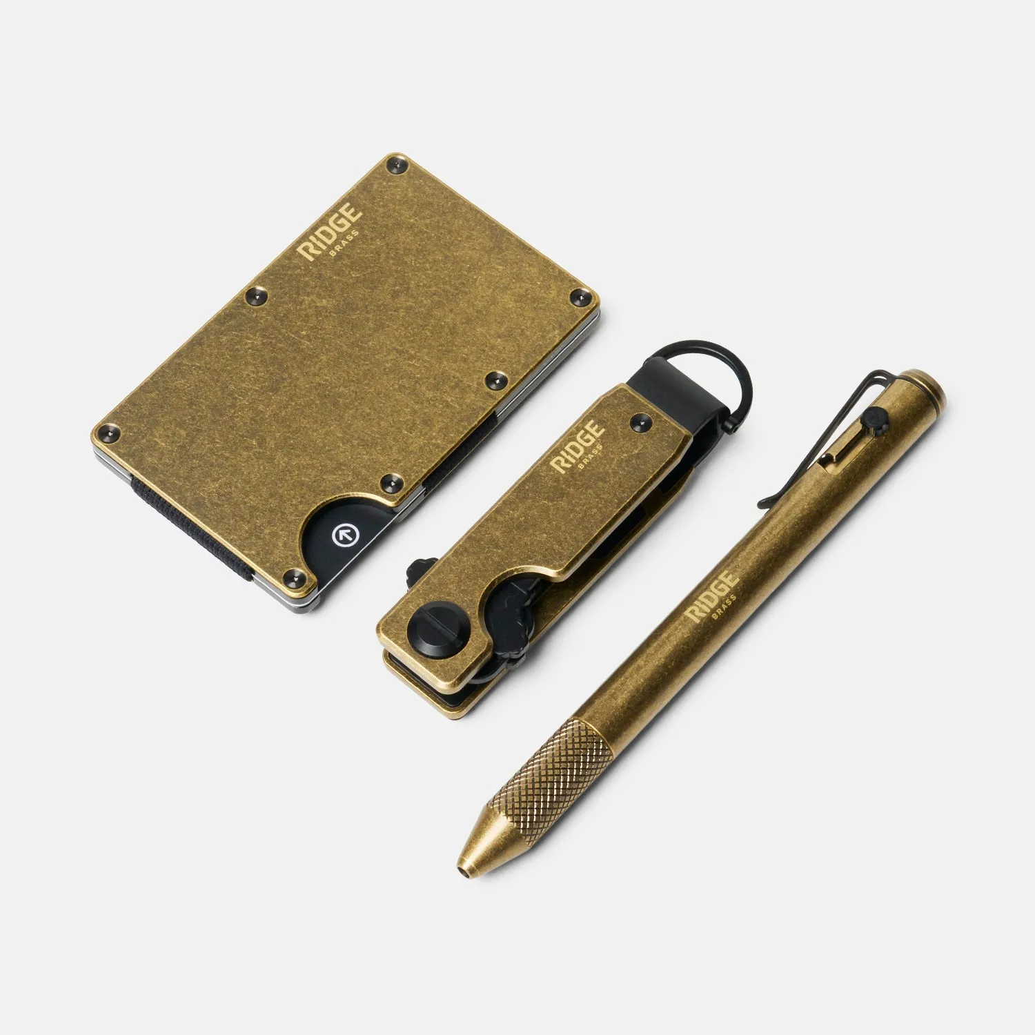 Ridge Everyday Carry Kit - Brass