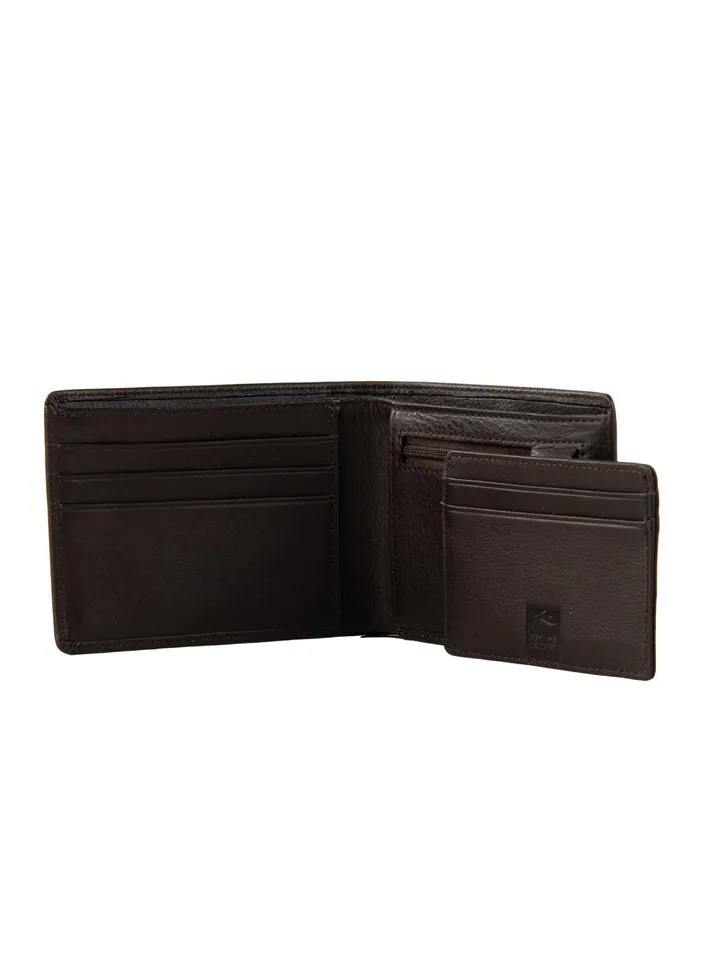 Rusty High River Leather Wallet