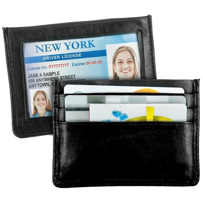 Slim Leather Credit Card Holder