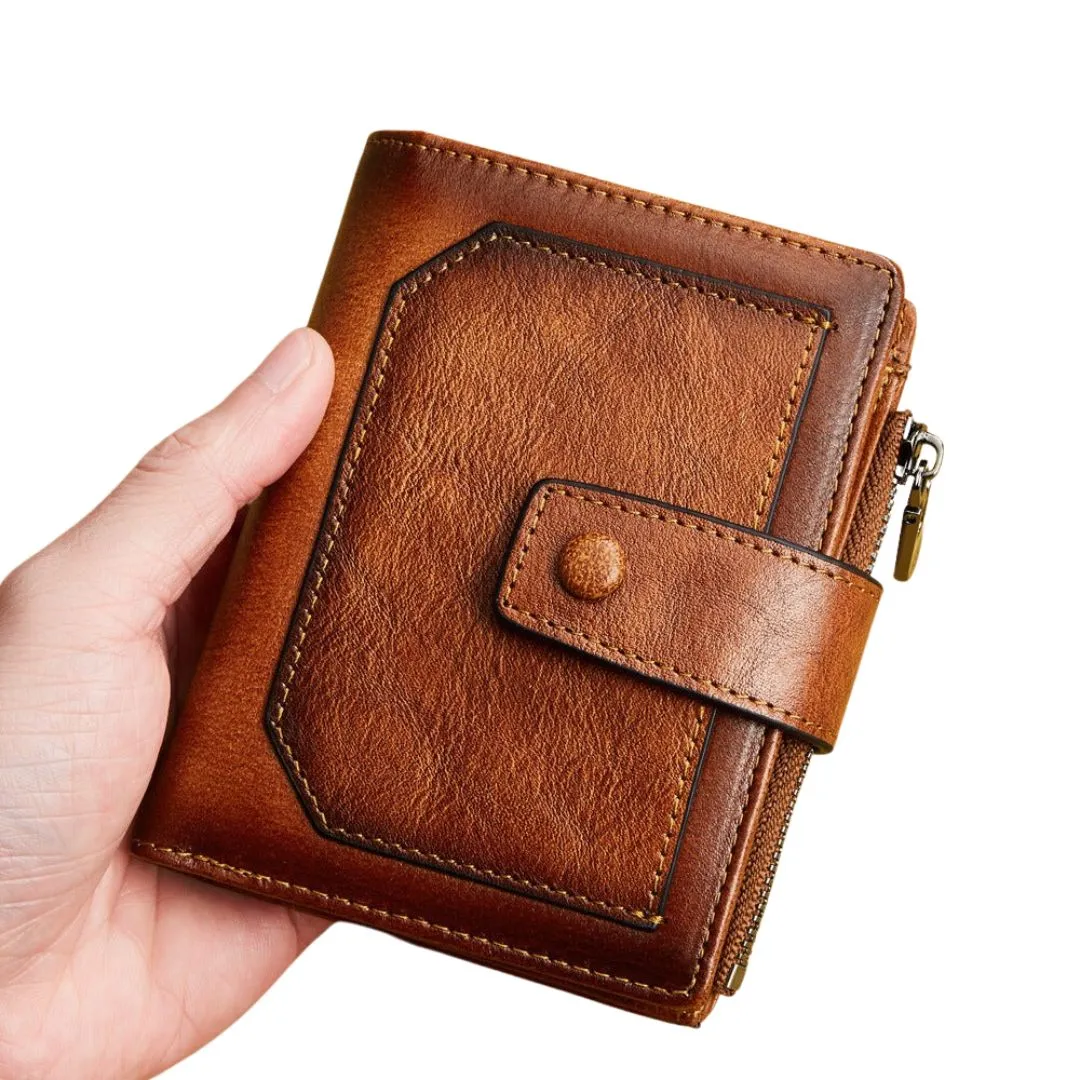 Vintage Genuine Leather Men's Wallet