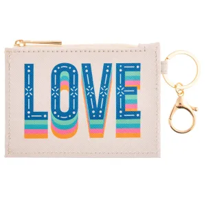 Zipper ID Wallet - Retro Love